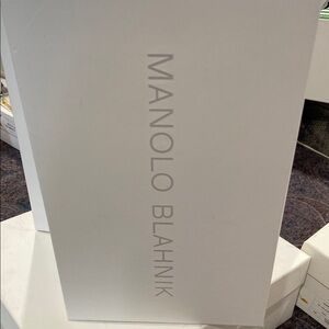Manolo Blahnik White Shoe Box